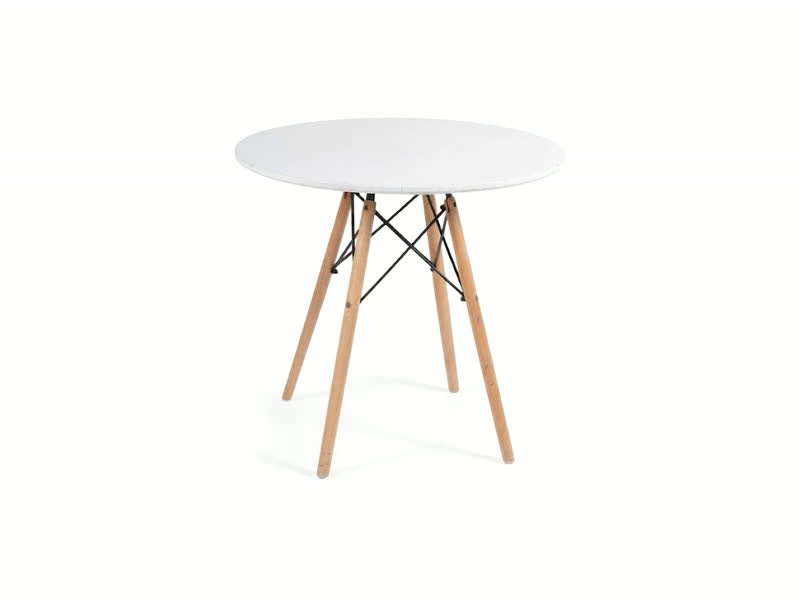 Стол Eames d-70 см белый