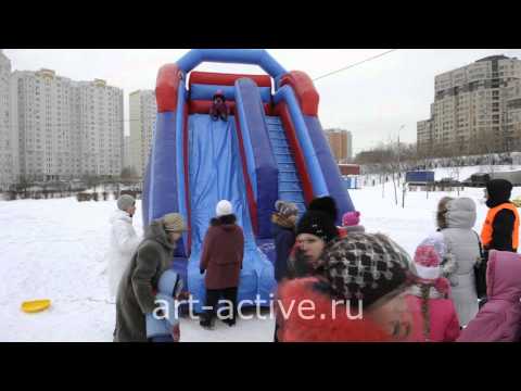 Надувная горка «Радуга»