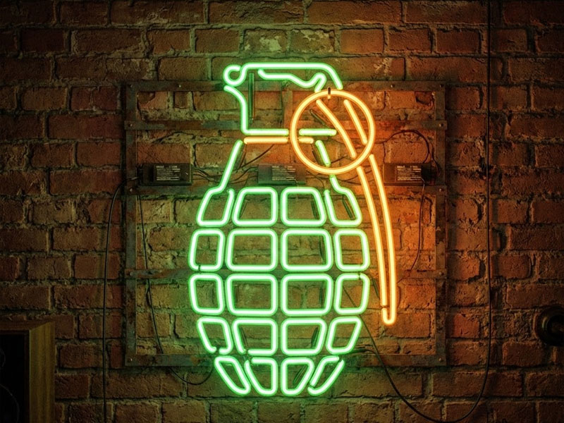 Неоновая вывеска «Граната»