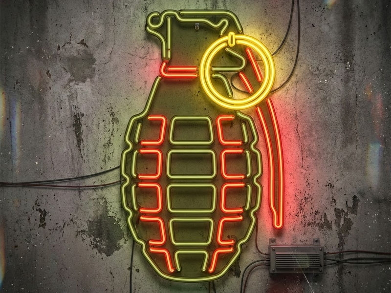 Неоновая вывеска «Граната»