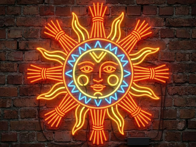 Неоновая вывеска «Ярило»