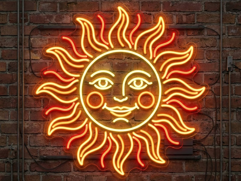 Неоновая вывеска «Ярило»