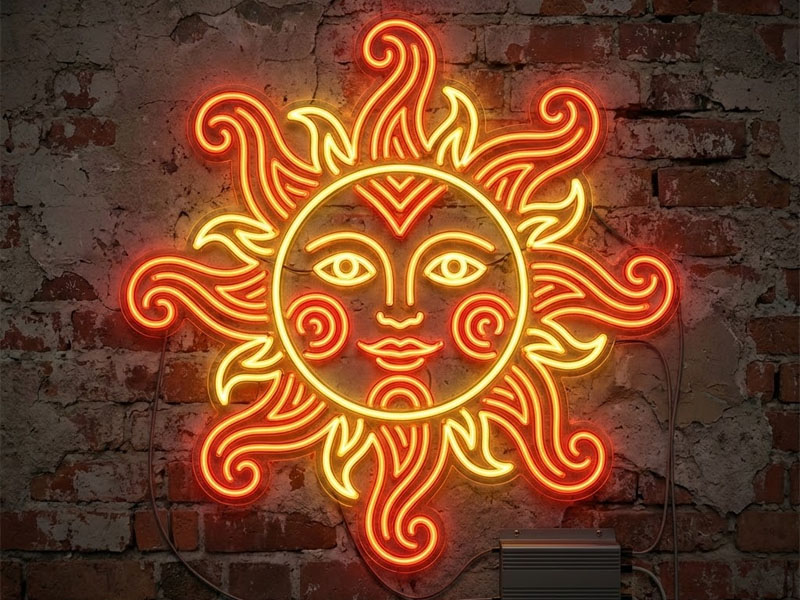 Неоновая вывеска «Ярило»