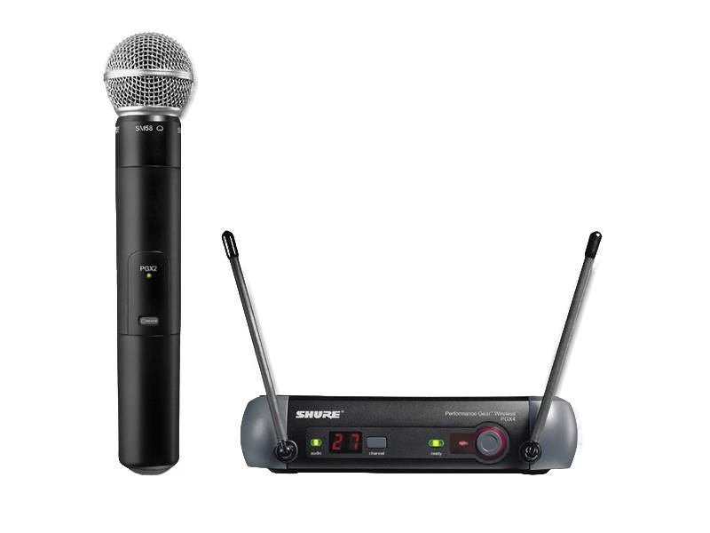 Радиомикрофоны SHURE PGX24/SM58