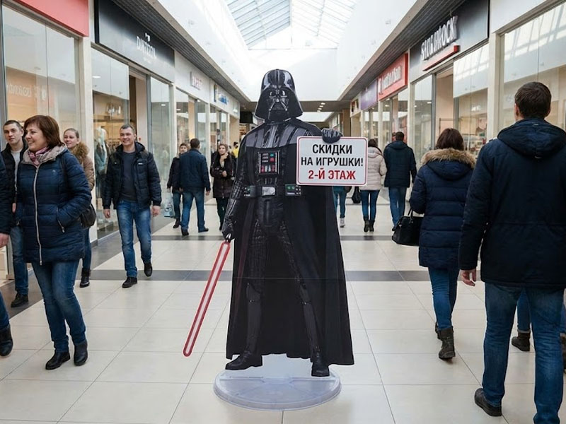 Ростовая фигура из ПВХ