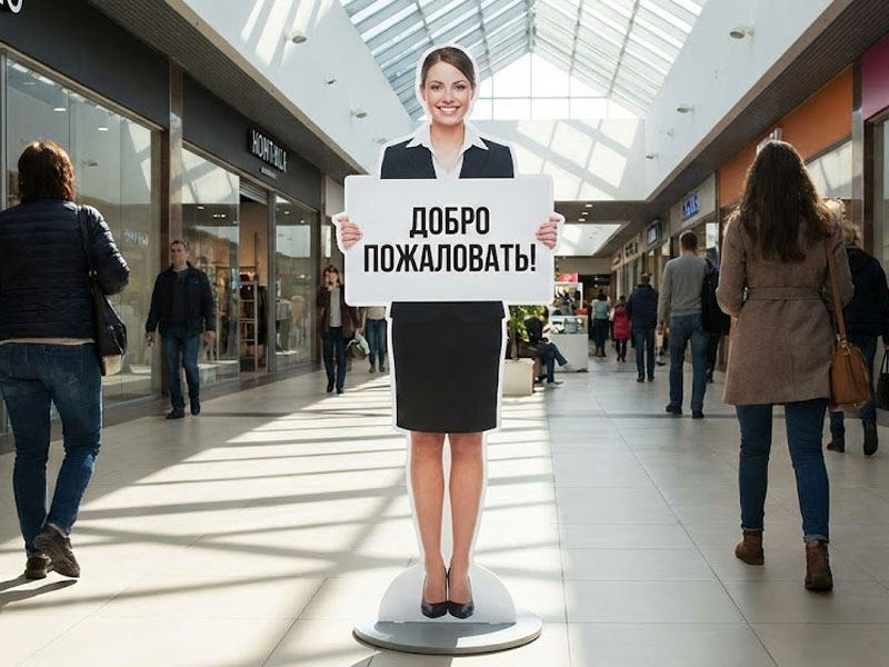 Ростовая фигура из ПВХ