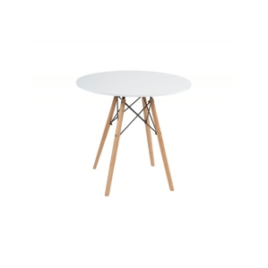 Стол Eames d-80 см с кромкой