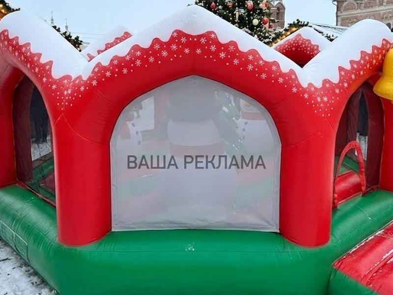 Батут «Снеговики» — вид 3