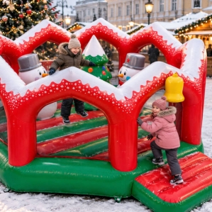 Батут «Снеговики»