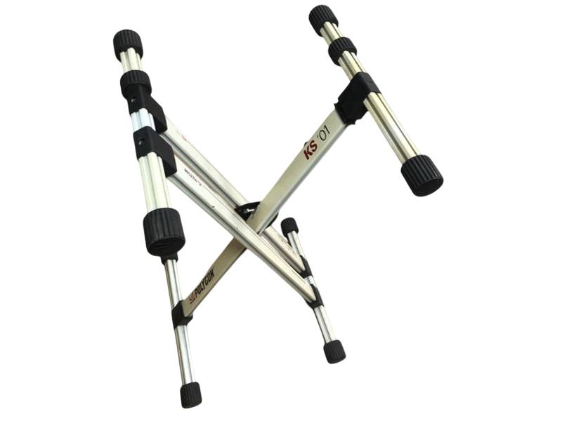 Белая клавишная стойка Keyboard Stand Poligon KS-1