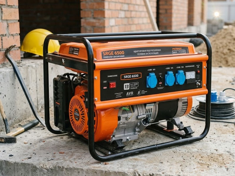 Бензиновый генератор PATRIOT SRGE 6500 5 кВт — вид 4