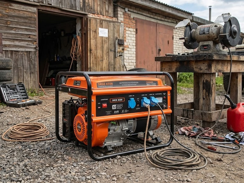 Бензиновый генератор PATRIOT SRGE 6500 5 кВт — вид 2