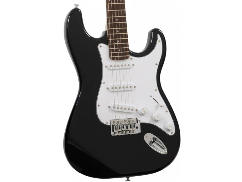 Черная электрогитара Squier Stratocaster Affinity RW Black