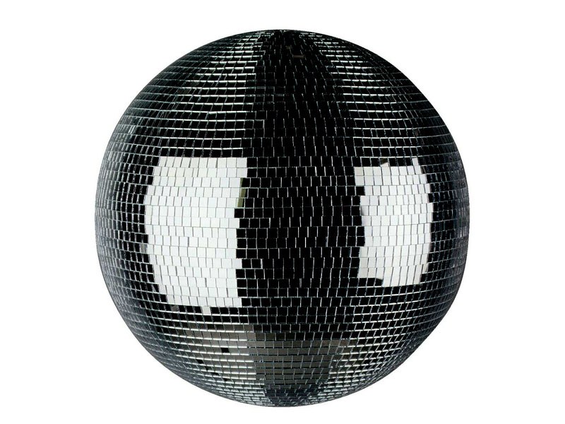 Черные зеркальные шары