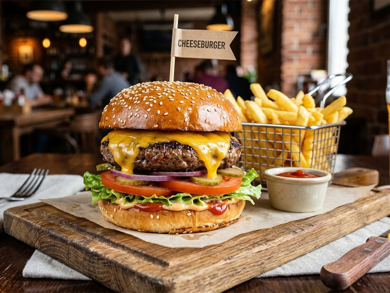 Чизбургер — вид 2