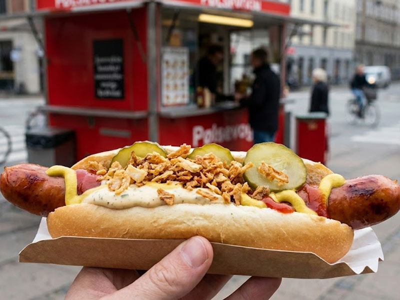 Датский хот-дог (Чоризо колбаска) — вид 3