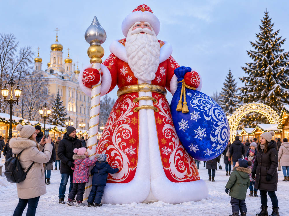 Дед Мороз надувной