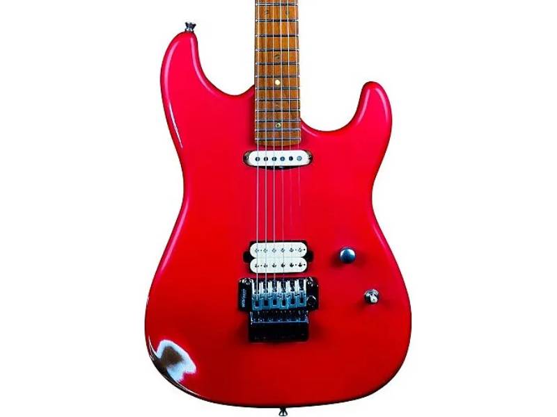 Детская красная гитара