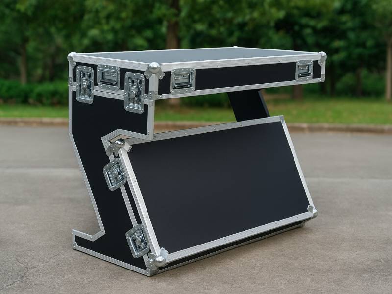 Ди-джейский стол-кофр трансформер