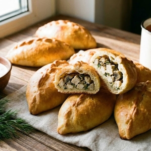 Пирожки с курицей