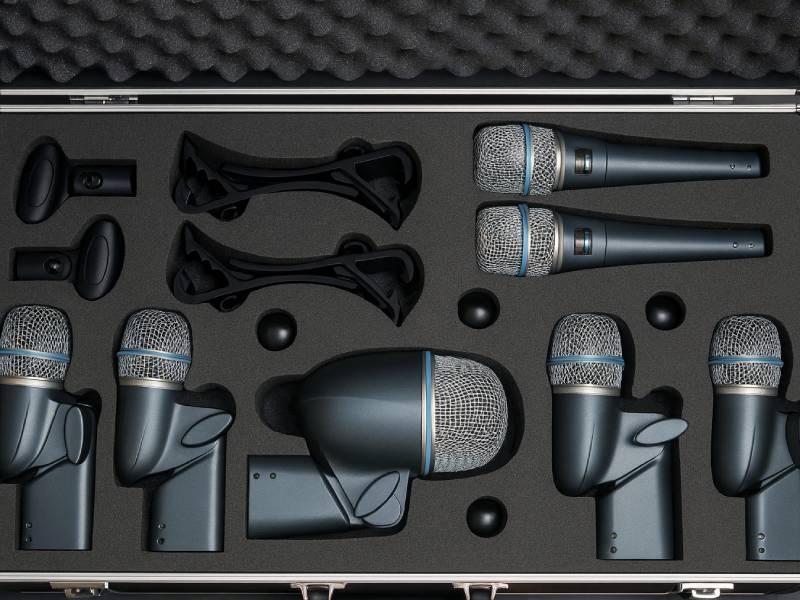 Драм-сет Shure Beta (9 микрофонов для подзвучки ударной установки)