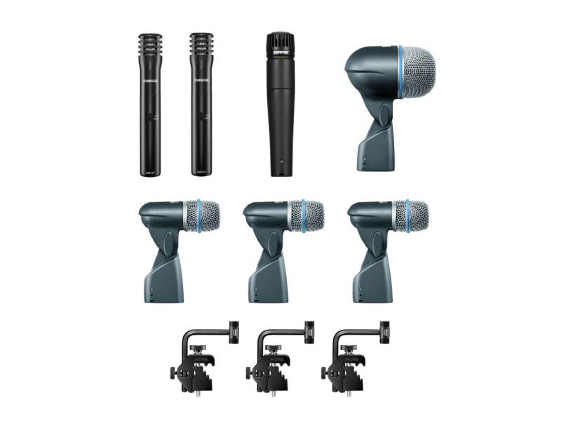 Драм-сет Shure Beta (9 микрофонов для подзвучки ударной установки)