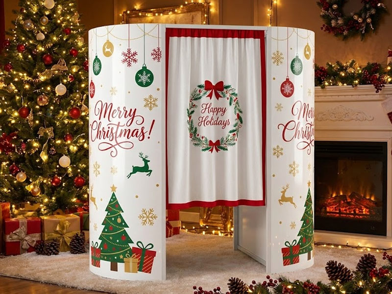 Новогодняя Фотобудка овальная