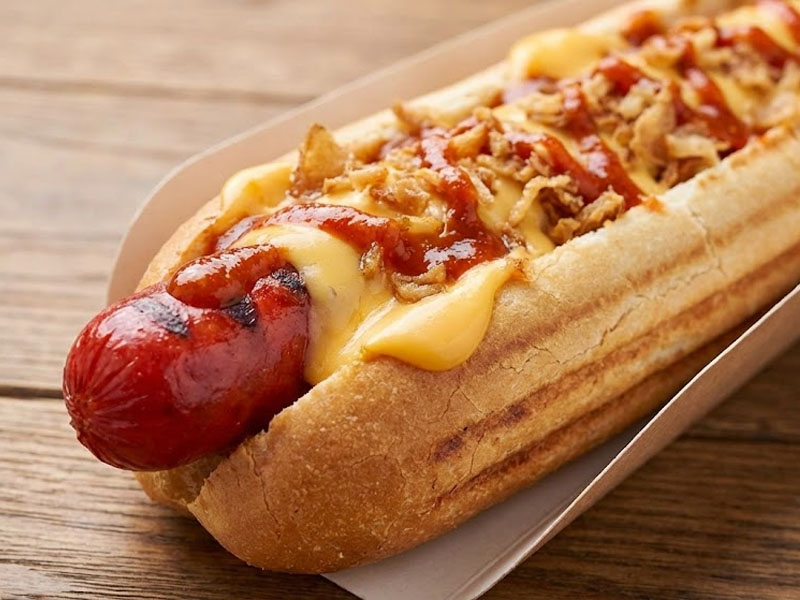 Французский хот-дог (Чоризо колбаска) — вид 3