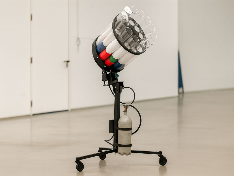 Футболкомет для стрельбы футболками