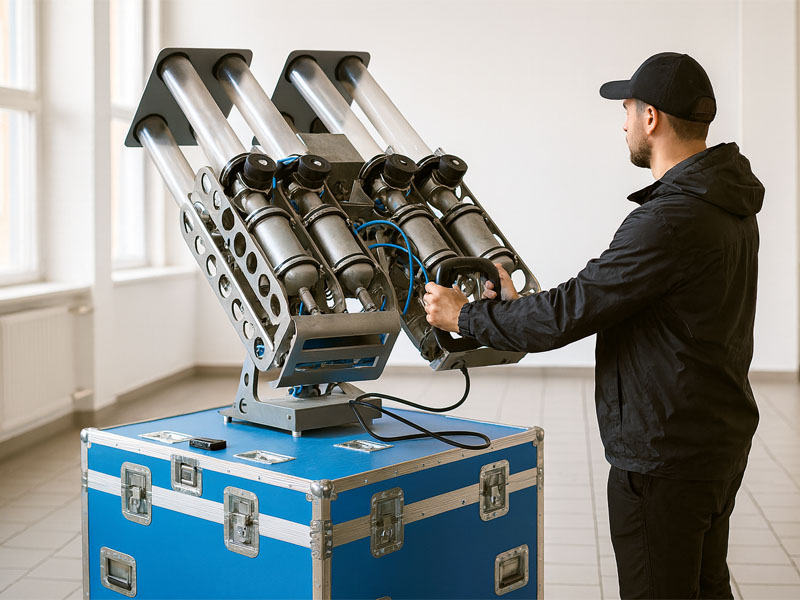 Футболкомет Катюша 8/40 аккумуляторный компрессорный