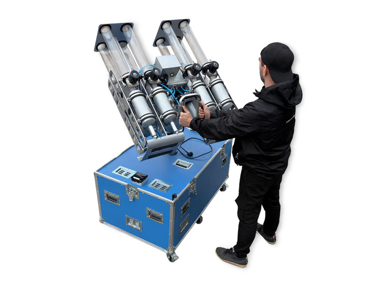 Футболкомет Катюша 8/40 аккумуляторный компрессорный