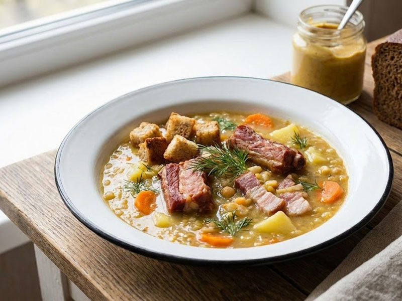 Суп гороховый