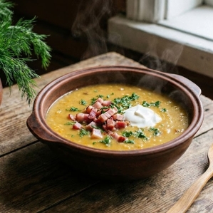 Суп гороховый