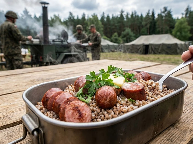 Гречневая каша с сосисками — вид 3