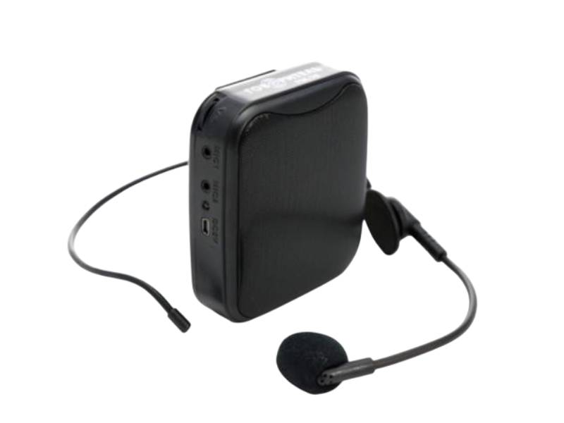Громкоговоритель поясной с микрофоном-гарнитурой, мегафон для ГИДа