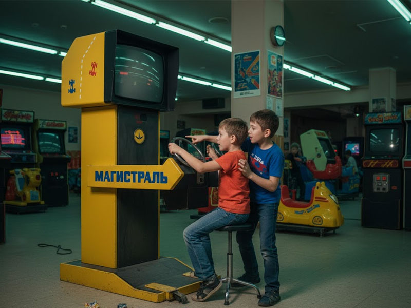 Игровой автомат СССР Магистраль на 2 игрока