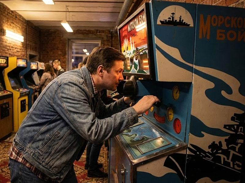 Игровой автомат СССР Морской бой