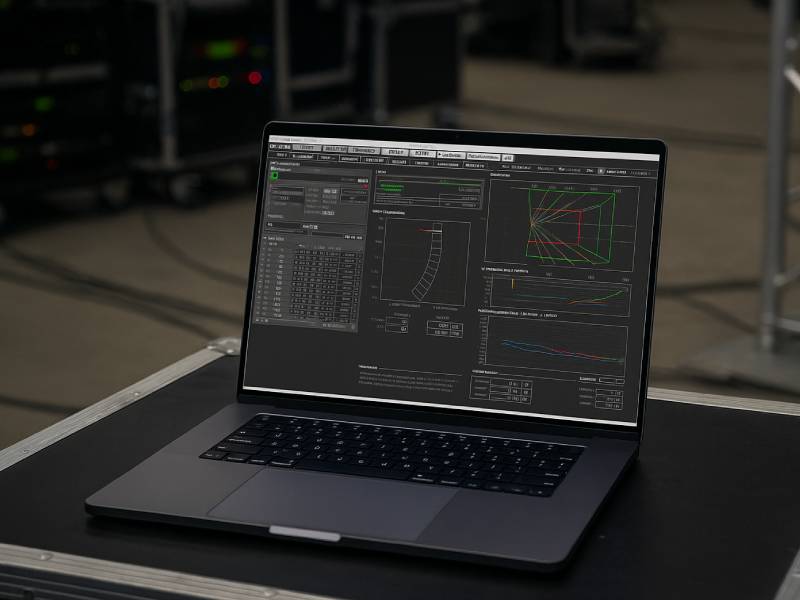 Калькулятор линейных массивов d&b audiotechnik