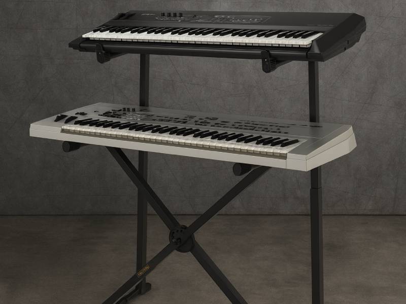 Клавишная стойка Hercules KS240B EZ-LOK double X Keyboard Stand