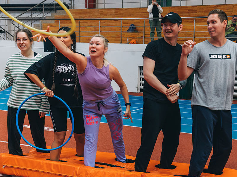 Командный биатлон