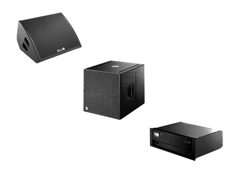 Комплект из 2 сабвуферов (d&b audiotechnik Q-Sub) и 2 сателлитов