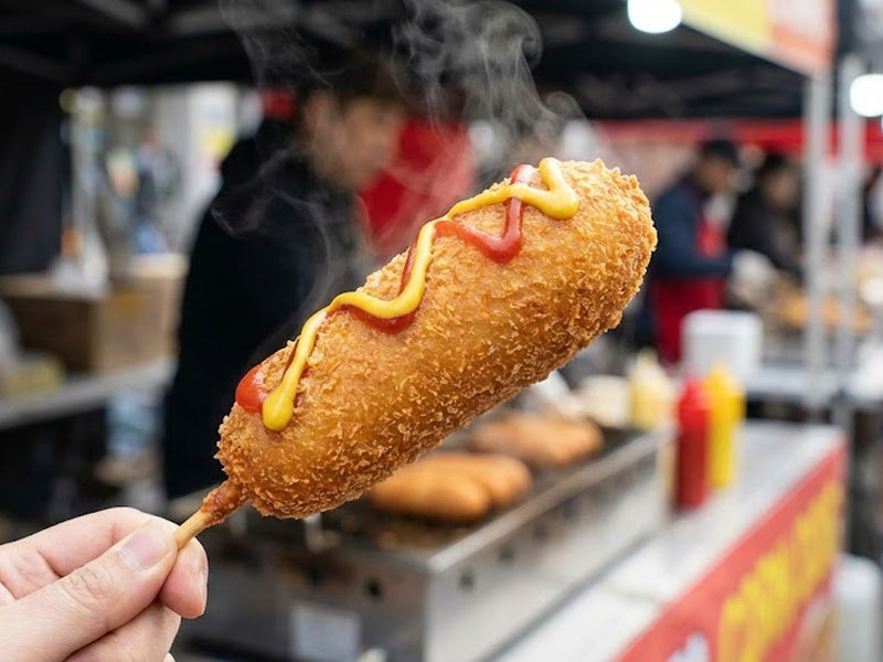 Корн-дог с куриной сосиской — вид 3