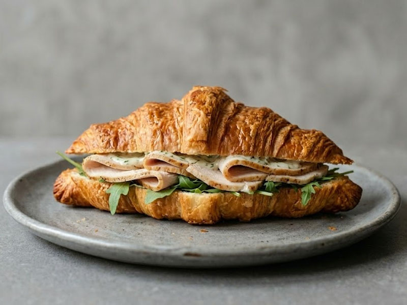 Круассан с курицей