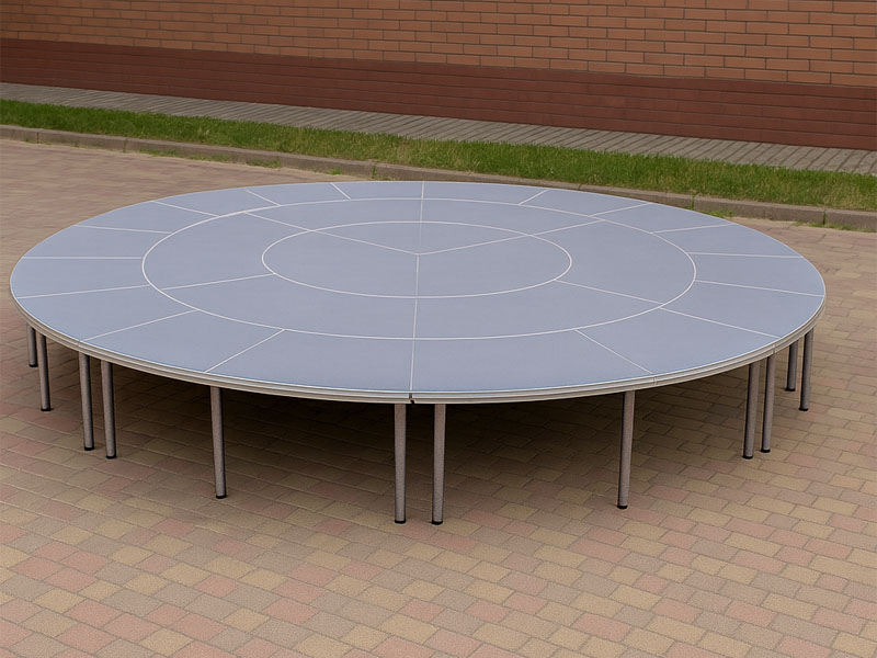 Круглые подиумы