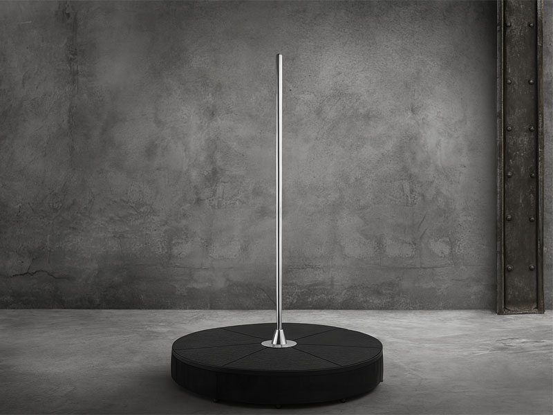 Круглый подиум с пилоном, мобильная сцена с шестом