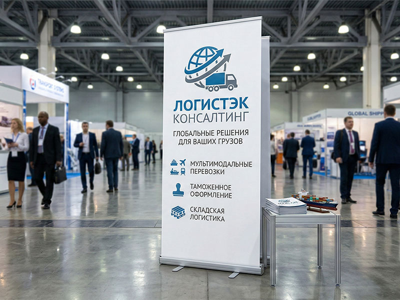 L баннер коннект с печатью на полипропилене — вид 2