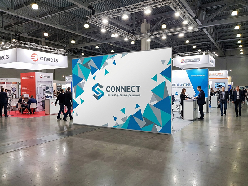 L баннер коннект с печатью по ткани — вид 2