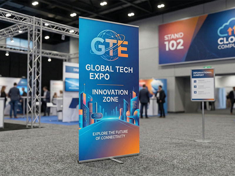 L баннер Симпл с печатью баннера