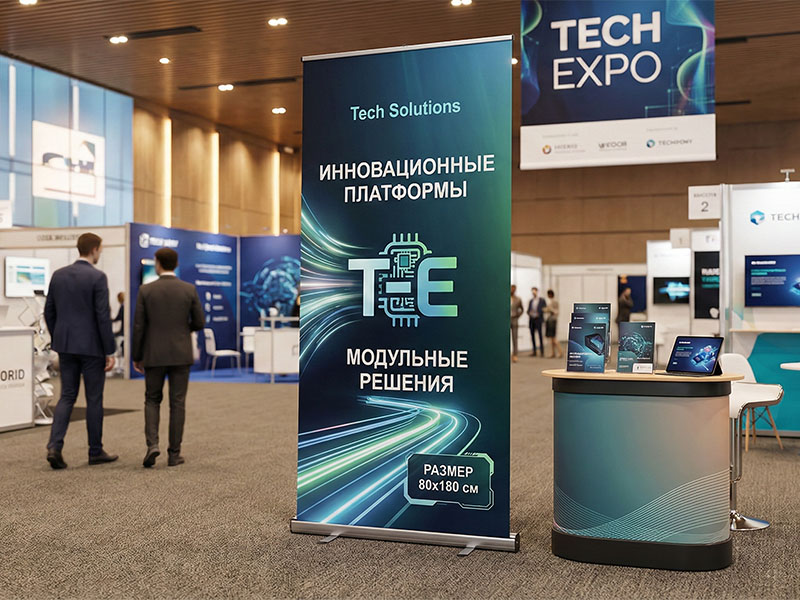 L баннер Симпл с печатью полипропилен — вид 3