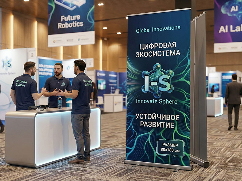 L баннер Симпл с печатью полипропилен — вид 2